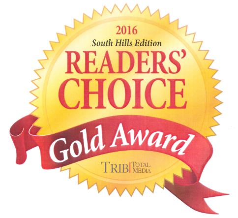 South Hills Trib Readers Choice Gold Award