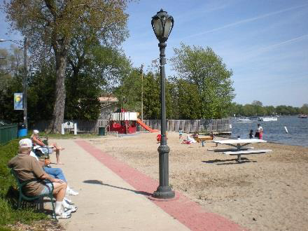 Enjoying Mercer Beach