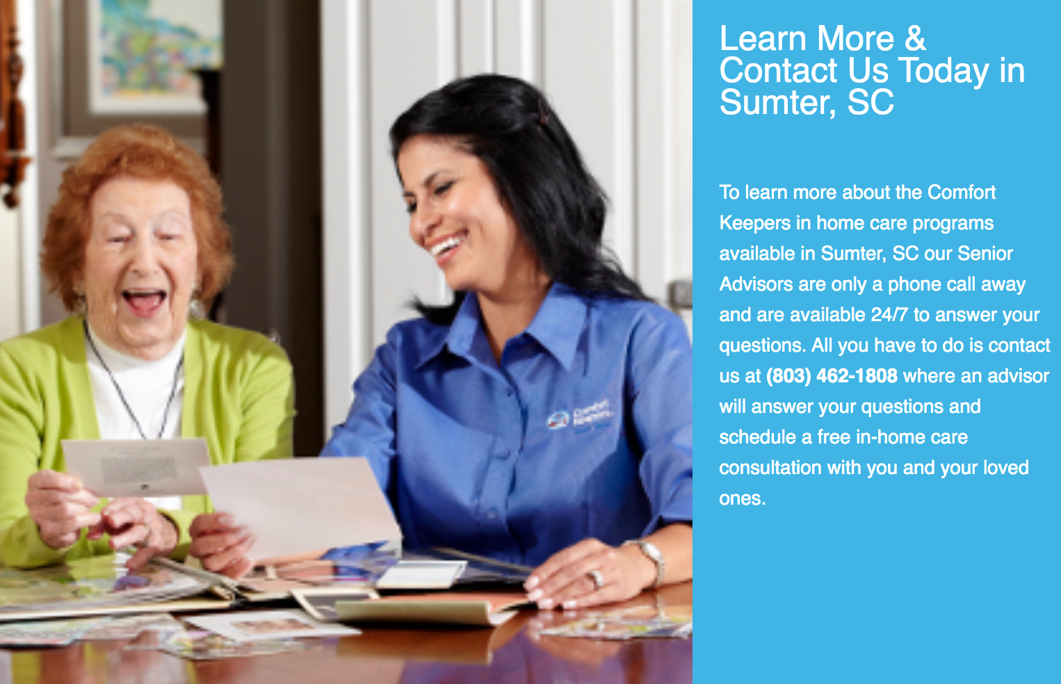 Comfort Keepers Sumter Sc - COMFORT