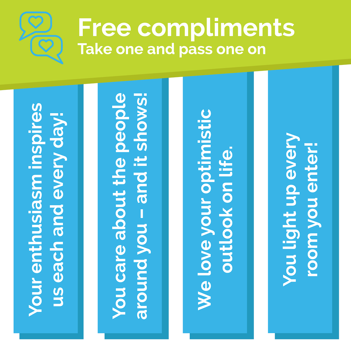 compliment graphic