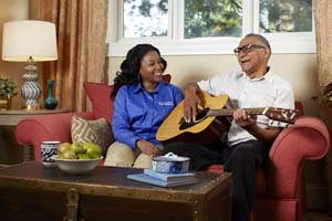 A man using in home memory care in Fort Walton Beach, FL