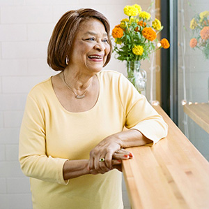 A woman with home dementia care in Baltimore, MD