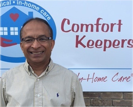 Ashvin Amin owner of Comfort Keepers In Home Care in DFW Mid-Cities