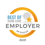 Home Care Pulse 2021 Employer of Choice Award Badge