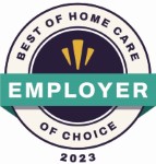 Best of Home Care Employer of Choice 2023 Award Badge