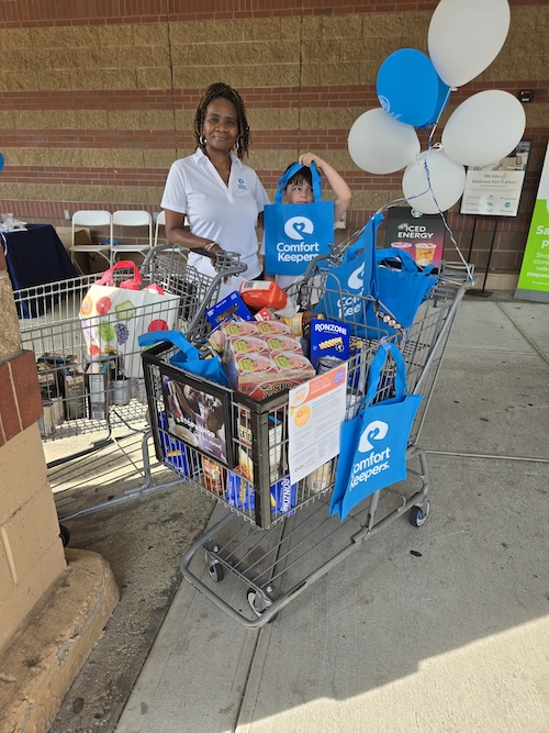 Comfort Keepers food drive