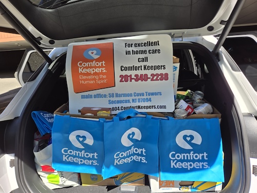 Comfort Keepers food drive