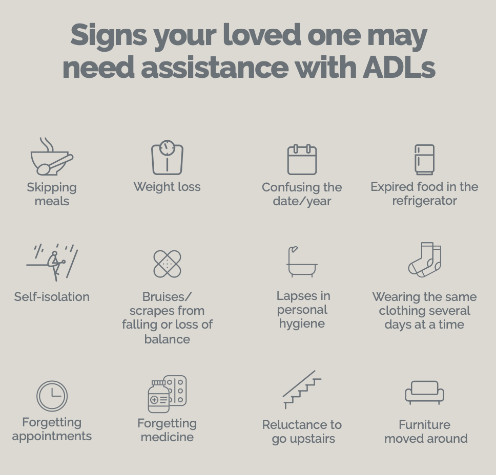 seniors may need IADL or ADL
