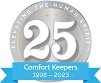 Comfort Keepers Durango Twenty-fifth Anniversary logo