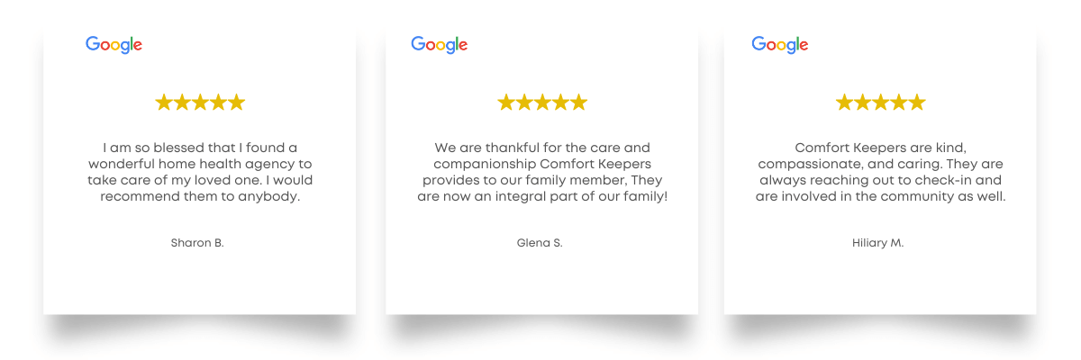 Comfort Keepers Testimonials