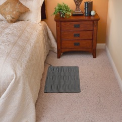 Bedside Pressure Mat Next to Senior's Bed
