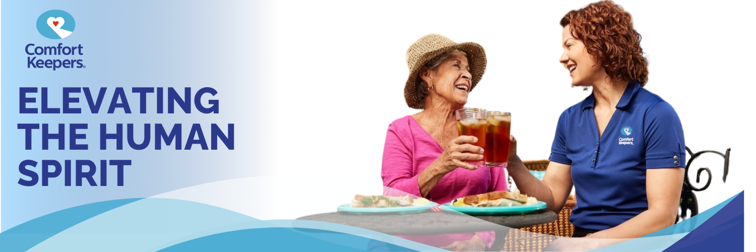 Comfort Keepers Elevating the Human Spirit Banner