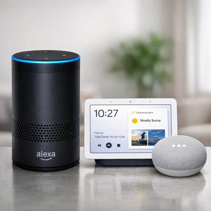 a amazon alexa and google assistant-1
