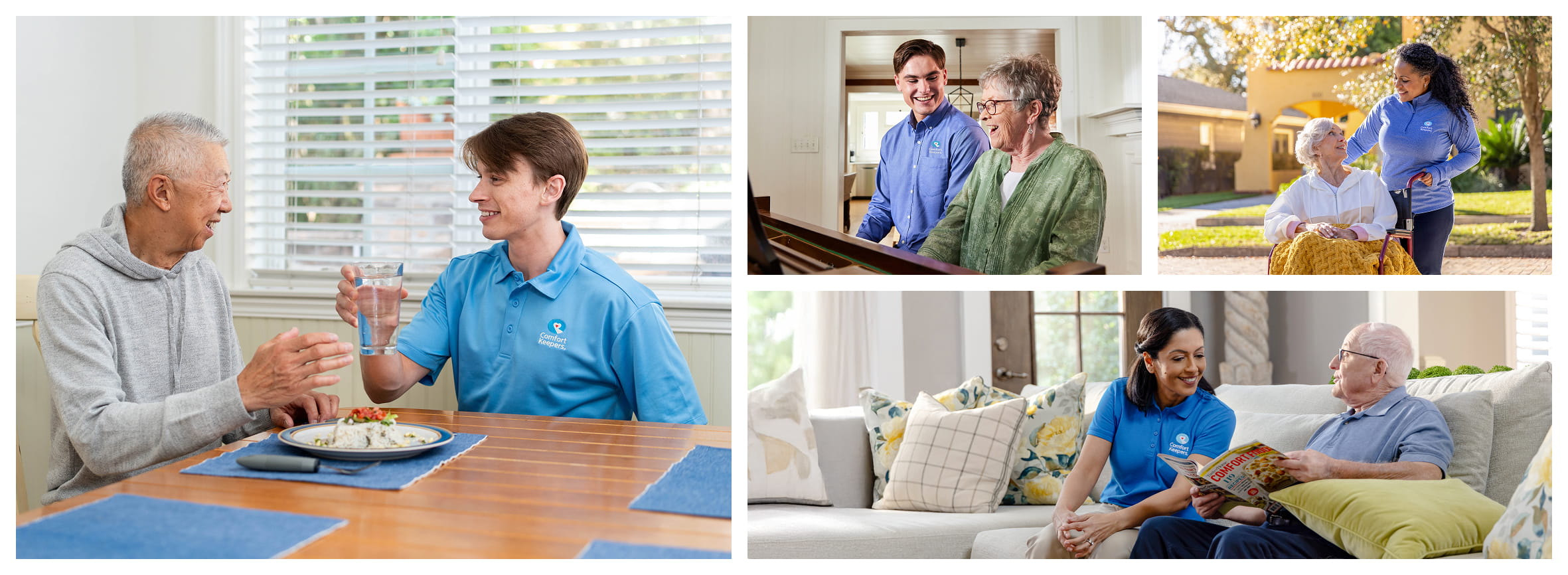 Caregiver & Client Collage