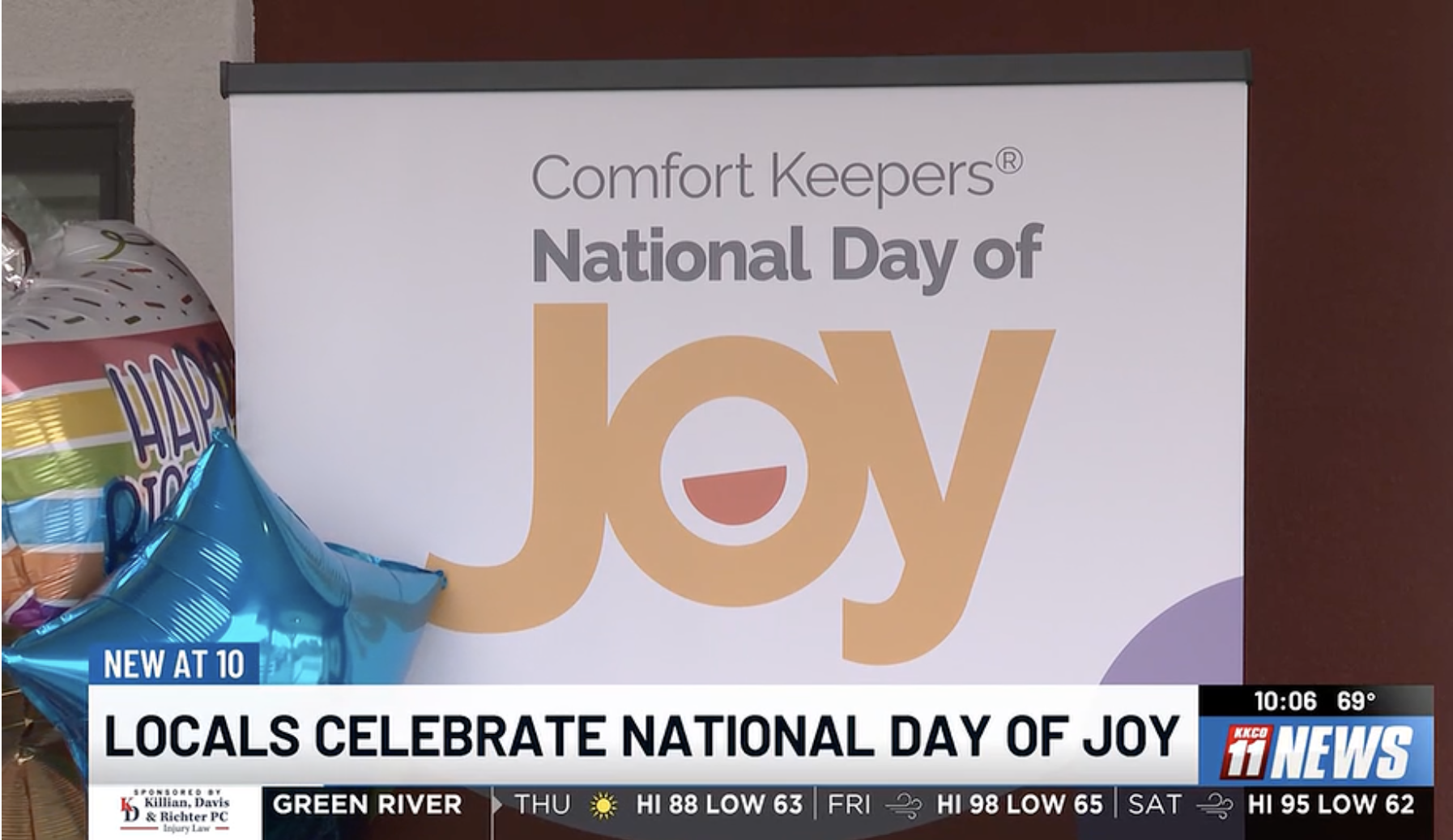 Comfort Keepers Marks National Day of Joy