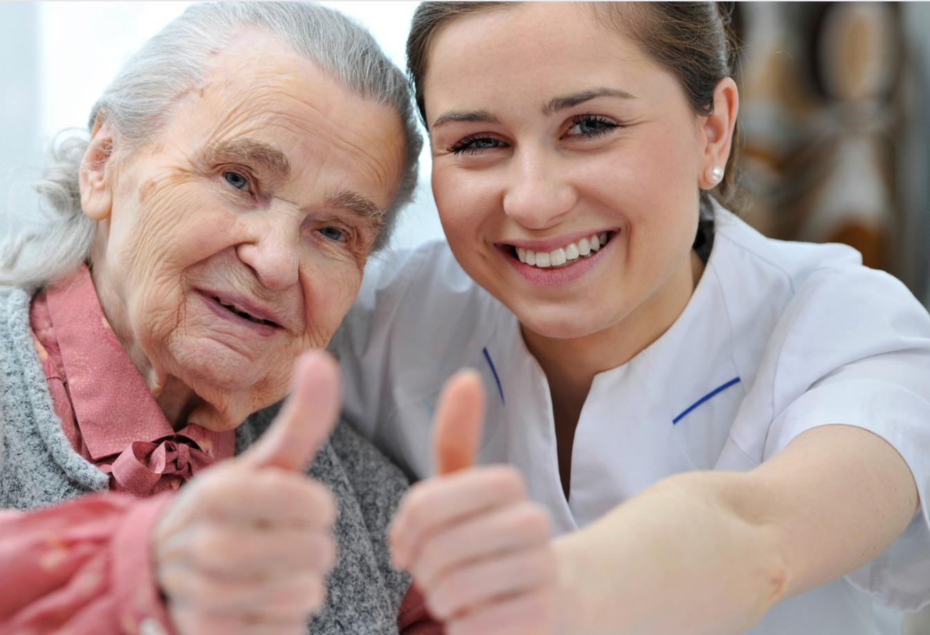 Comfort Keepers caregiver with a senior client in Denver