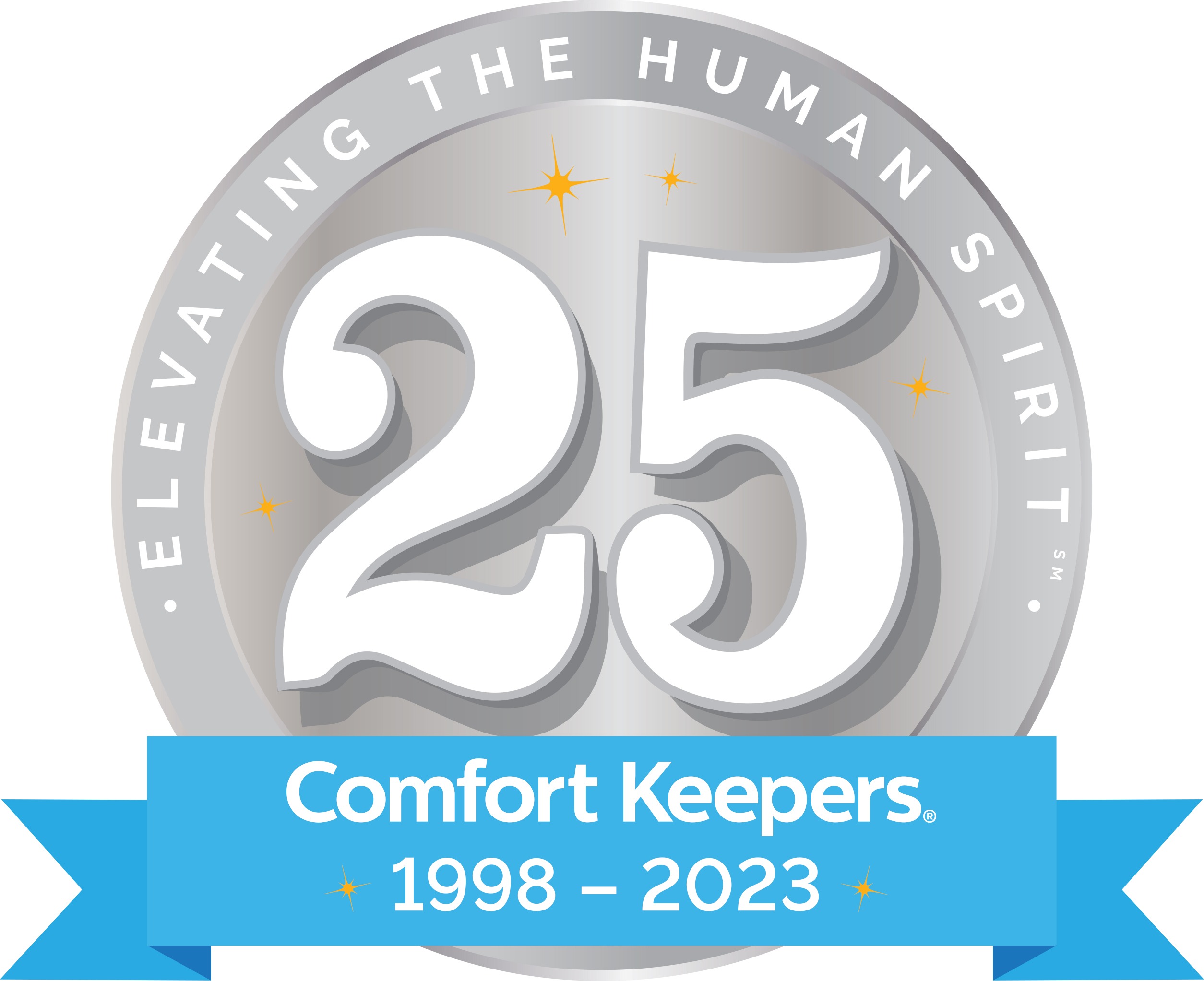 Comfort Keepers Home Care 20th Anniversary Logo