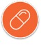 Caregiver providing a medication reminder to a senior at home