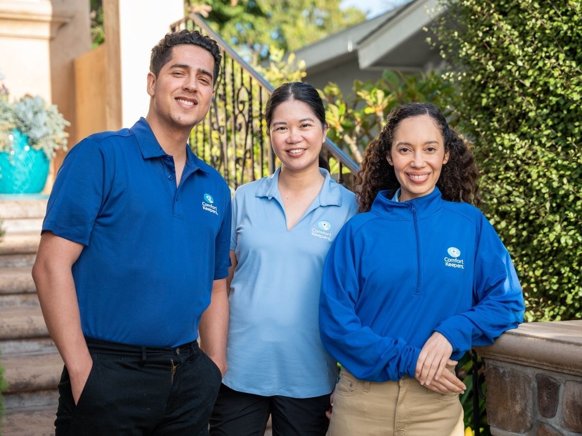 Comfort Keepers caregiver supporting a senior client in Promontory, CA