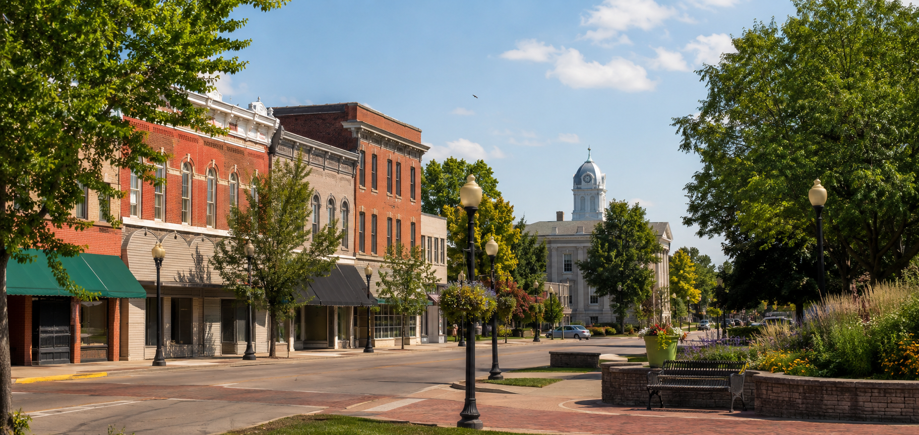 Downtown New Castle, IN