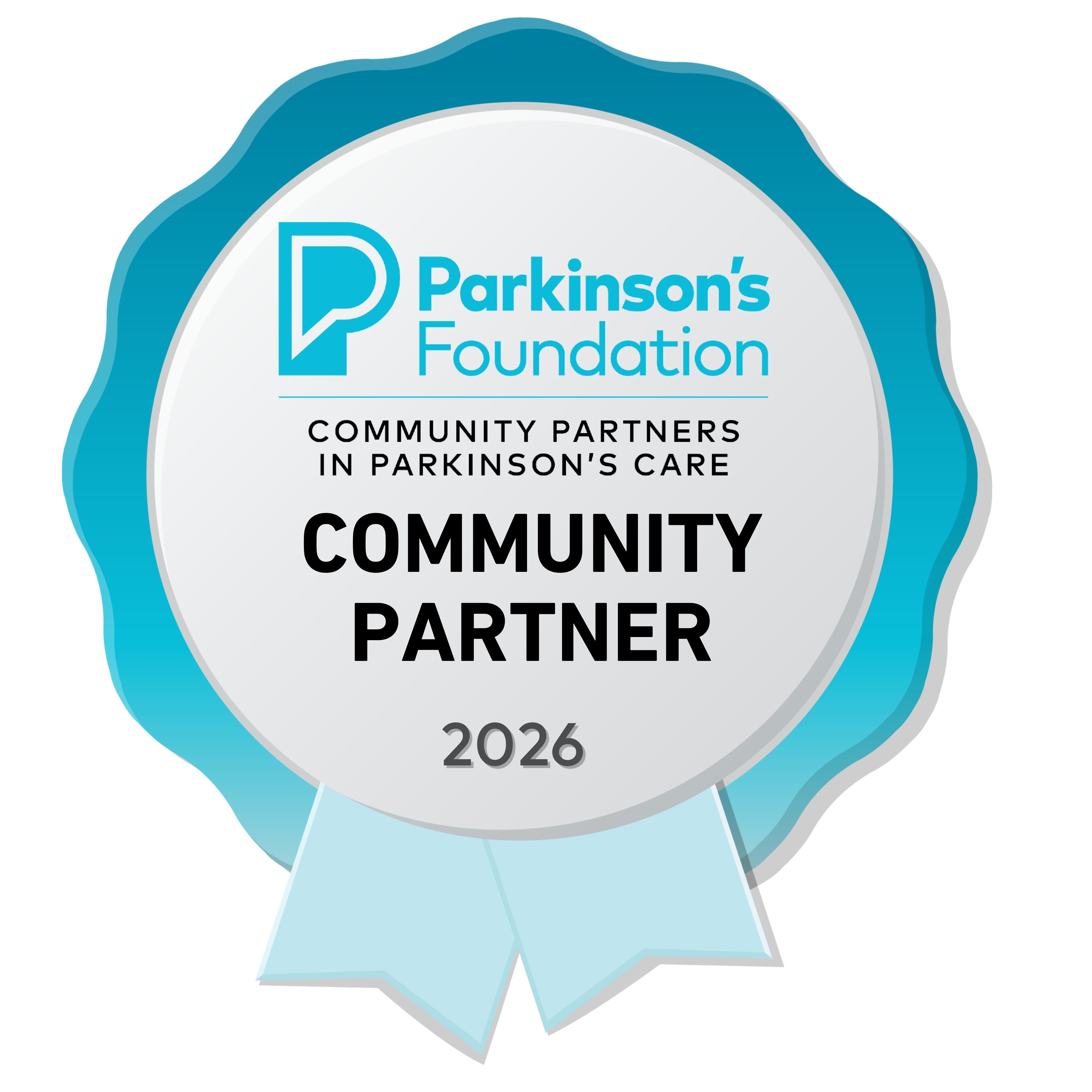 Parkinson's Foundation Community Partner 2026 Badge