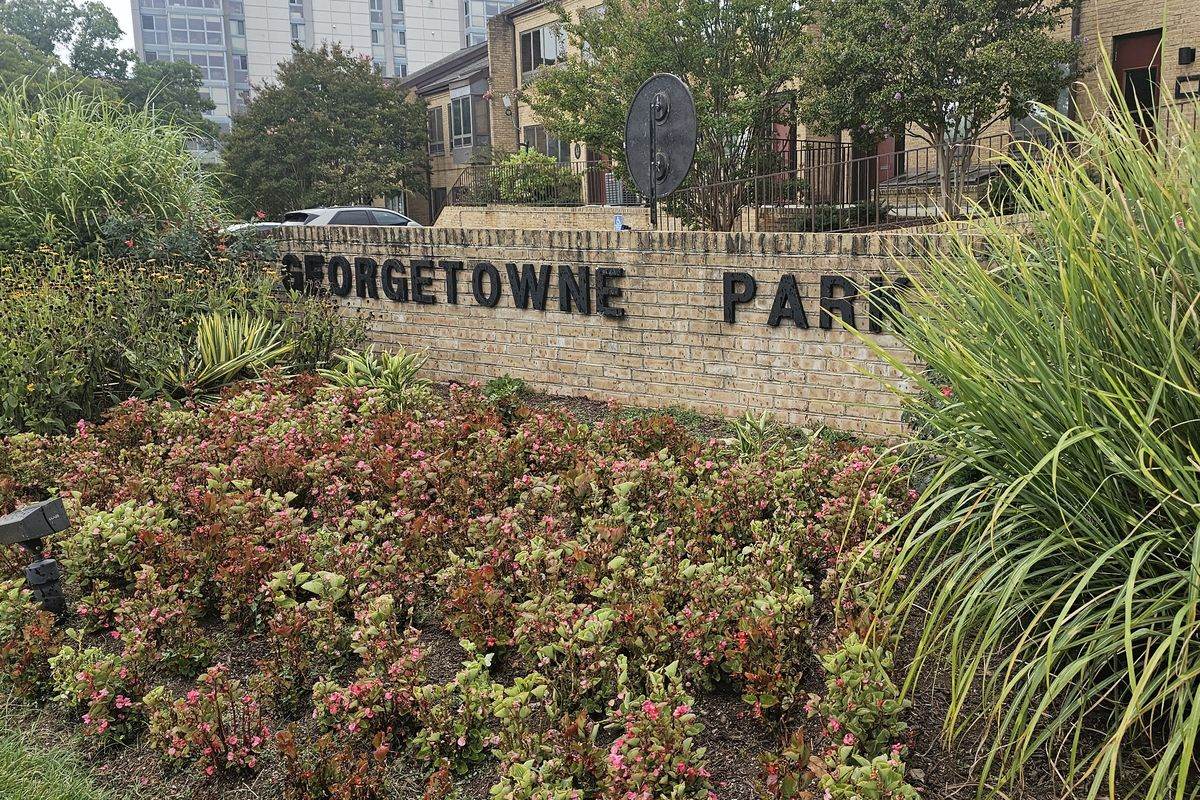 Georgetowne Park office complex sign on Hubbard Drive in Rockville, MD, home of Comfort Keepers Rockville