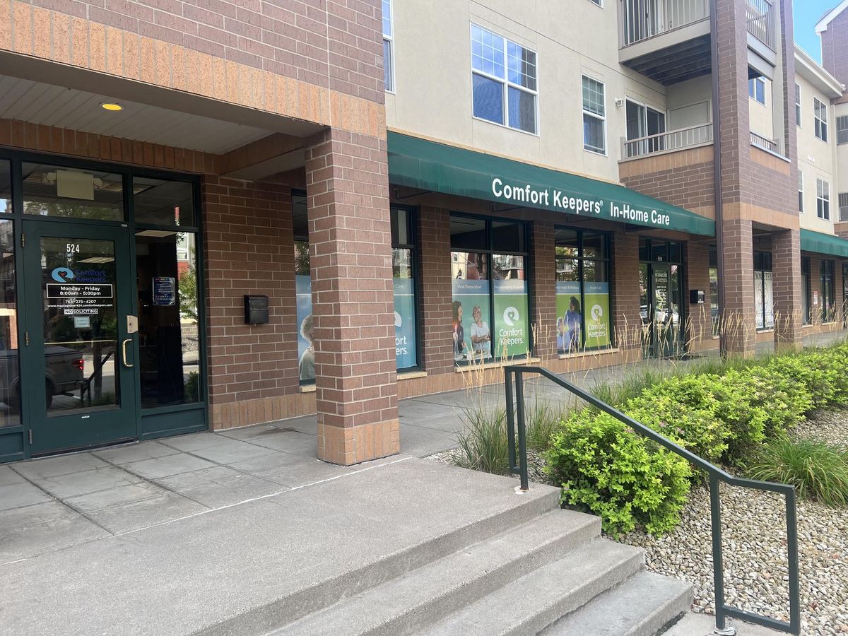 Comfort Keepers In-Home Care office storefront at 524 Central Ave in Osseo, MN