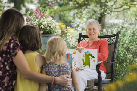 Client shares a picture book with your relatives