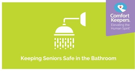 Shower icon to demonstrate keeping seniors safe in the bathroom