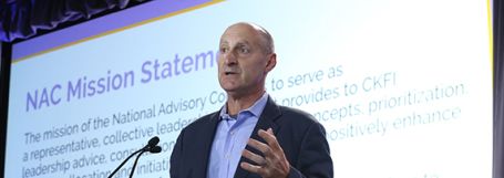 Anthony speaking at the national comfort keepers leadership meeting