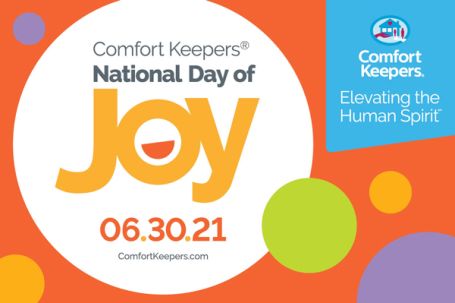 Comfort Keepers National Day of Joy 2021 Senior celebration