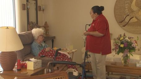 From taking care of her sick mom, Hernandez's transition to full-time caregiving was seamless and comforting.