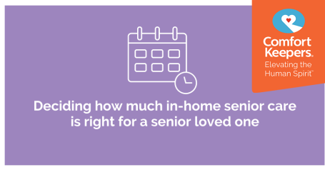 Purple graphic with a calendar and clock icon to signify time scheduling