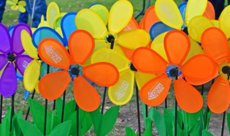 Walk To End Alzheimer's Flowers