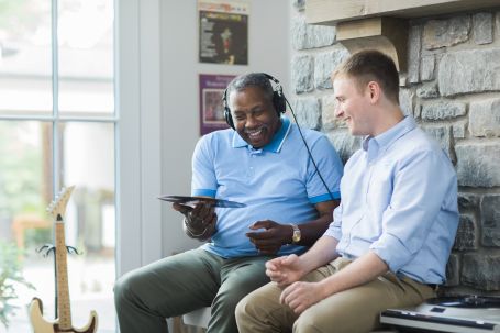 stress relief mental health for seniors in home companionship