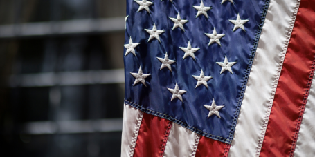 image of the American flag 
