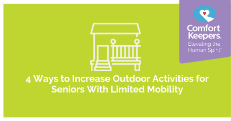 Green banner with Comfort Keepers logo