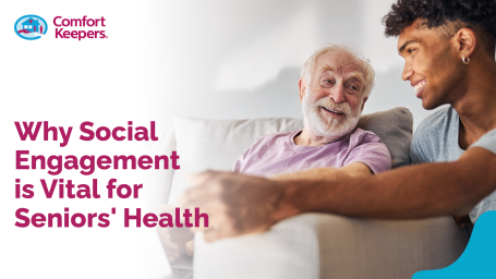 Older man engaging with a younger man