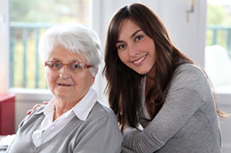 Senior receiving personal care at home in White Oak, TX