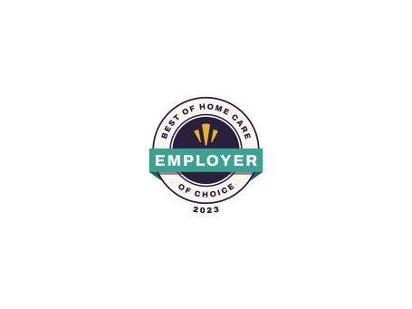 2023 best of home care employer of choice badge