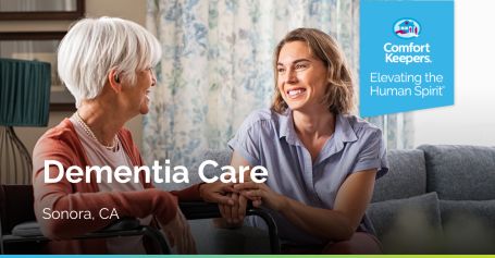 Senior woman with female caregiver.