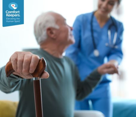 Comfort Keepers client awaits care from compassionate Comfort Keepers caregivers.