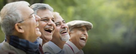 Friends laughing
