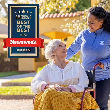 Comfort Keepers has been named one of the top Home-Care Services for Seniors & Disabled in Newsweek’s America’s Best of the Best rankings!