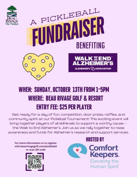 Pickleball Fundraiser benefiting the 2024 Wilmington Walk to End Alzheimer's