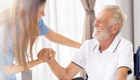 Elderly man in Colorado receiving 24-hour home care from Comfort Keepers