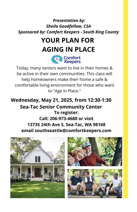 Your Plan for Aging in Place