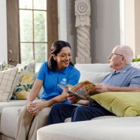 Comfort Keepers Senior Care Client and Caregiver