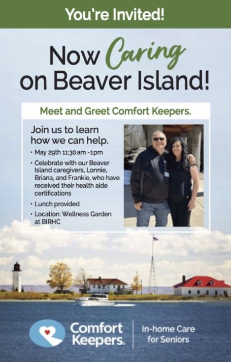 Meet and Greet Comfort Keepers on Beaver Island, MI.