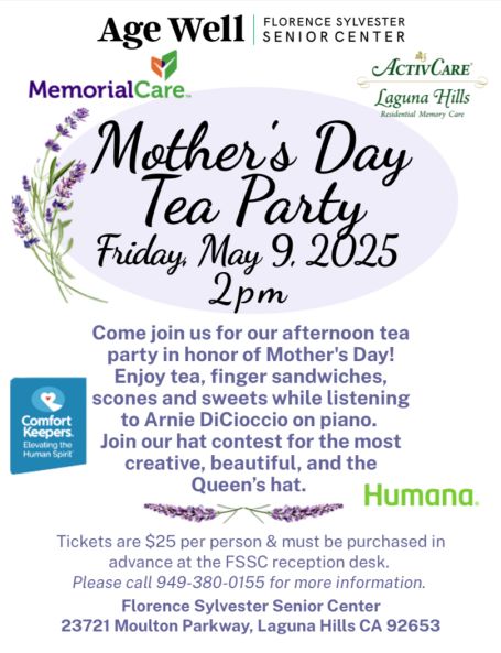 mother's day tea party invitation orange county
